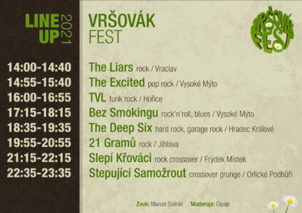 Vršovák Fest Line-up